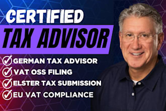 german tax advisor filing vat oss steuerberater german lawyer vat elster