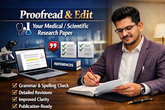 proofread and edit your medical or scientific research paper