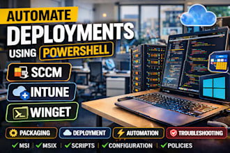 automate deployments using powershell sccm intune winget
