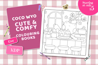 design coco wyo style coloring books KDP or print