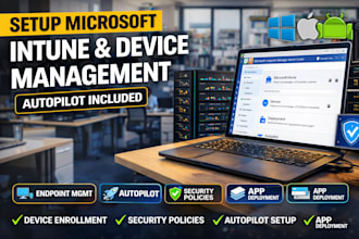 setup intune, autopilot and device management