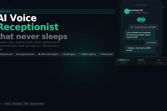 build an ai voice agent receptionist for your bussiness