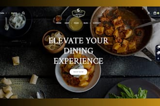 build meal prep website food delivery catering website meal prep shopify store