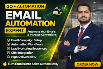 setup and manage gohighlevel website and email workflow automation klaviyo