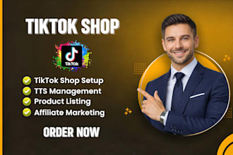 setup tik tok shop, tik tok affiliate and tiktok shop marketing