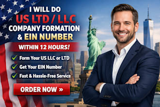do us ltd llc company formation registration and ein number number within 12