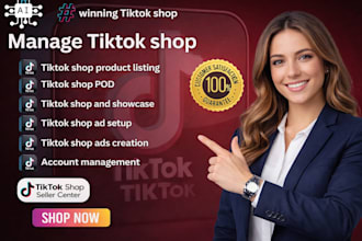 setup tik tok shop, do product research and optimization