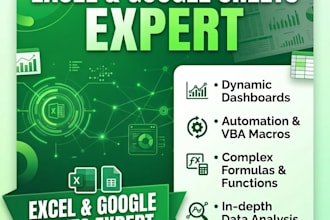 do data cleaning, analysis, and dynamic excel dashboards