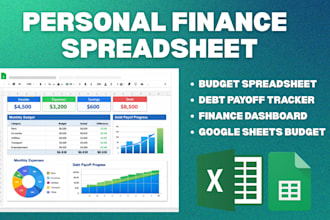 create personal finance budget spreadsheet google excel sheet debt payoff