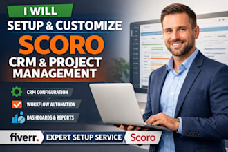 setup scoro project management and workflow automation