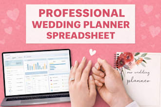 create wedding planner spreadsheet budget tracker and checklist in google sheets