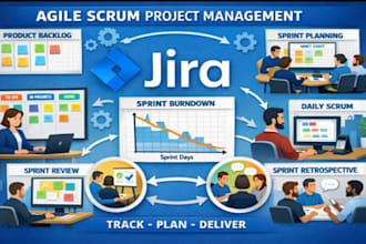 set up jira and manage your agile scrum projects