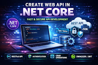 create fast and secure web API using dotnet core