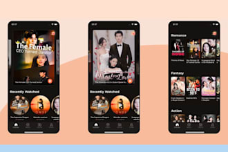 develop vertical micro drama series streaming app and website, short drama app