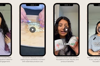 create natural ugc video for facebook, instagram and tiktok