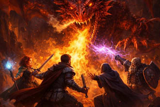 be your dungeon master for a dungeons and dragons 5e game
