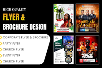 create modern flyer for events and businesses