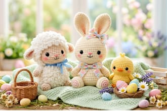 craft soft custom plush toy dolls pattern stuffed animals crochet kawaii plushie