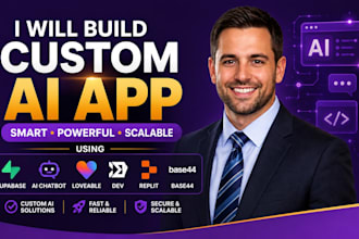 build custom ai app using supabase ai chatbot loveable ai dev base44 app replit