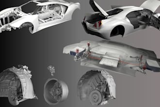 edit, fix stl for car printing, car part, rc model bike, mini car, car modelling