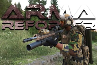 mod arma reforger or arma 3 with custom reskins missions and rig 3d models