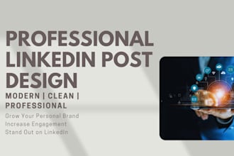 design linkedin posts and carousel graphics for personal branding