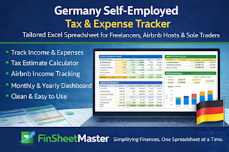 build a german self employed tax and expense tracker airbnb spreadsheet for hmrc