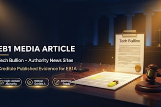 write and publish uscis compliant eb1a media article major news eb1 o1 niw visa