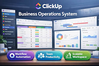 build a scalable clickup workspace for business operations