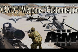 build immersive base, design custom weapons for arma reforger server, 3d mods
