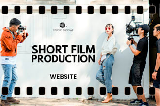 create squarespace film production website film artist website studio brand site