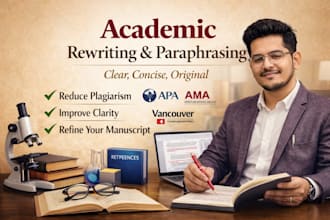 rewrite and paraphrase academic content to reduce plagiarism
