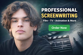 professionally write your script for film and tv