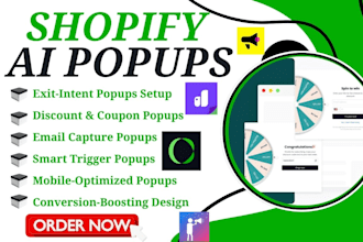 setup sendwill woohoo attrac 1cp toastibar spurit kwik ai popups on your shopify