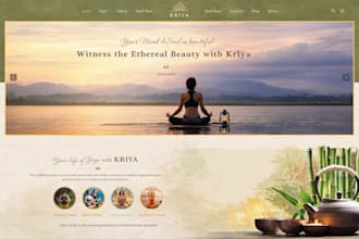 build squarespace retreat website retreat vacation landing page wellness website
