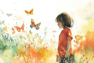 create watercolor and digital illustrations