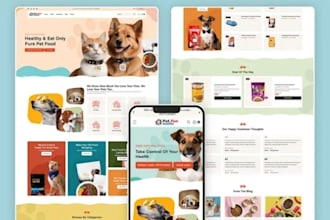 design pet shopify store, pet dropshipping website, dog cat pet store marketing