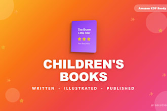 write and illustrate a children book for amazon KDP