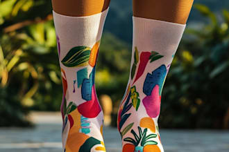 design custom and unique socks design