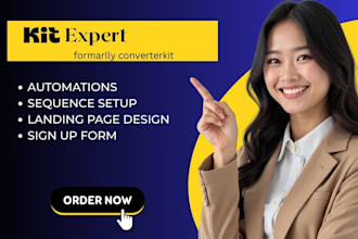 setup convertkit newsletter kit landing page convertkit email template expert