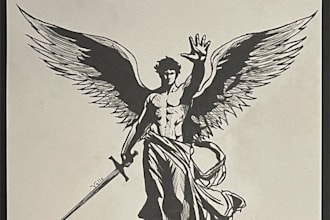 create religious or historical illustration