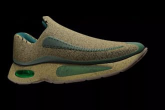 design 2d and 3d shoes, sneakers or footwear and create 3d footwear