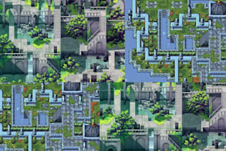 do pixel art tile map pixel tileset pixel background rpg maker pixel game asset