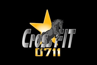 design amazing crossfit gym logo