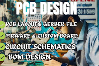 design cad and pcb for bionic prosthetic arms and wearable robotics