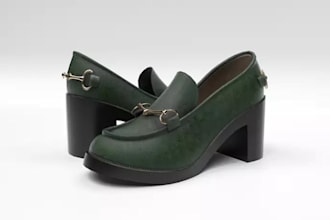 do 3d shoe design, heels modeling, footwear rendering and 3d printing stl