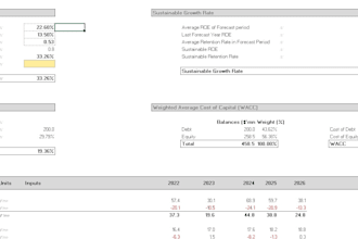 create a detailed financial model and financial projection