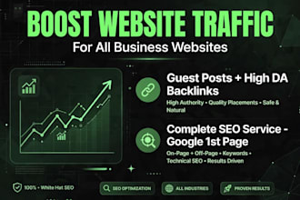 boost website SEO and increase organic traffic