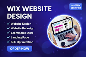 design a professional wix website