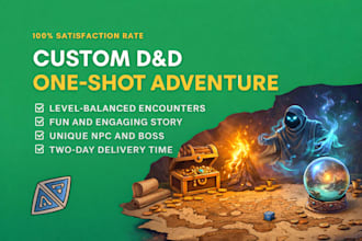 write a custom dungeons and dragons 5e one shot or adventure